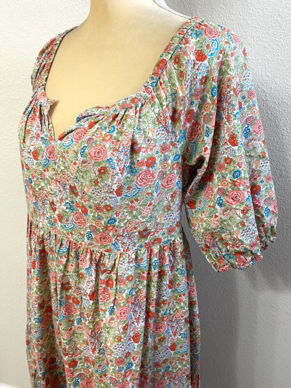 Roller Rabbit Liberty Fabric Agnese Floral Maxi Dress - Picture 5 of 11